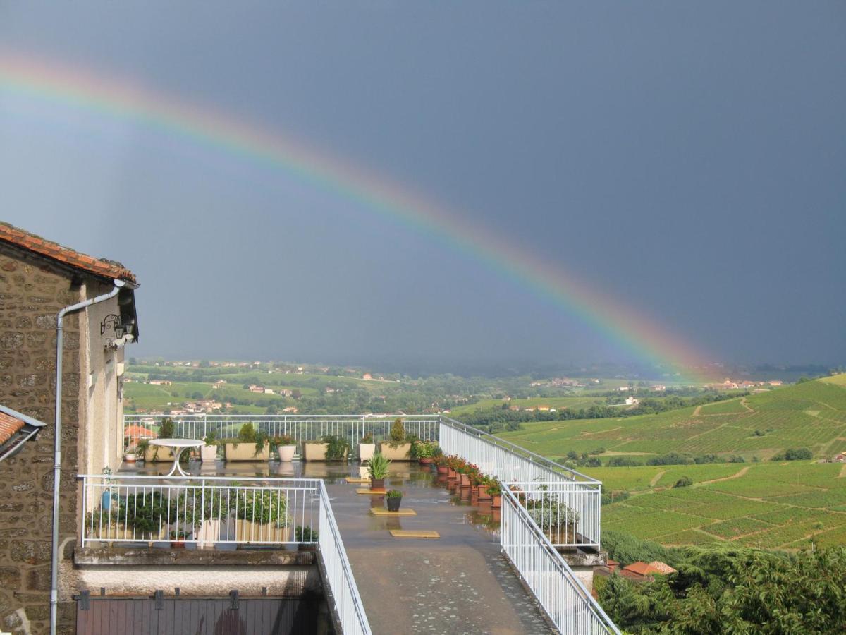 Domaine Des Gardette Hotel Vaux-en-Beaujolais Bagian luar foto